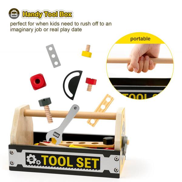 STANLEY Youth Rolling Workstation REAL METAL REAL WOOD Kids Tools NEW