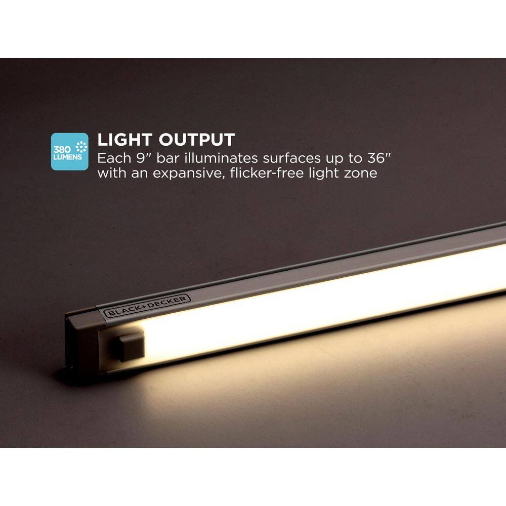 Cool White 9-Inch LED Under Cabinet Light Bar
