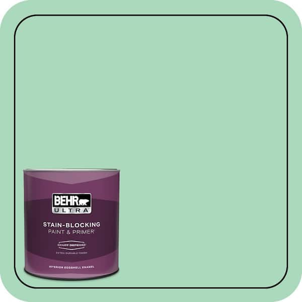BEHR ULTRA 1 qt. #P410-3 Shanghai Jade Extra Durable Eggshell Enamel Interior Paint & Primer