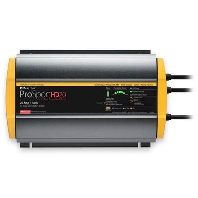 ProSportHD 20 Amp DC On-Board Waterproof Battery Charger