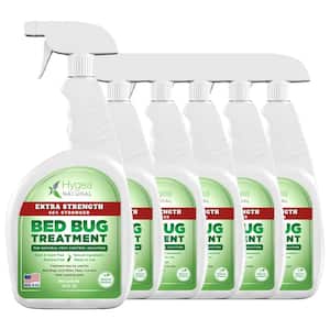 Mite & Bed Bug Spray 24 oz. Extra Strength Ready to Use, Non Toxic, Odor & Stain free Family Safe Insect Killer (6-Pack)