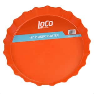 16 in. Orange Party Platter