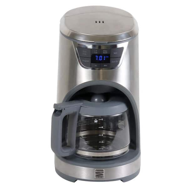 12 Cup Drip Coffee Maker with Spiral Showerhead and Programmable Warming  Plate