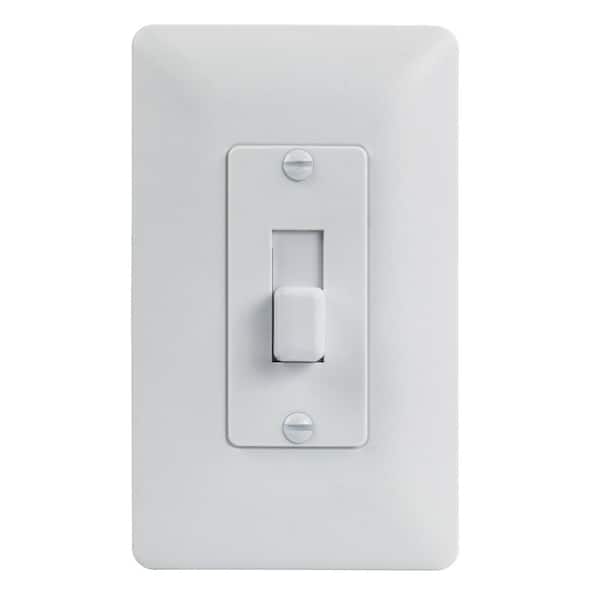 TITAN White 1-Gang Toggle Wall Plate (5-Pack)