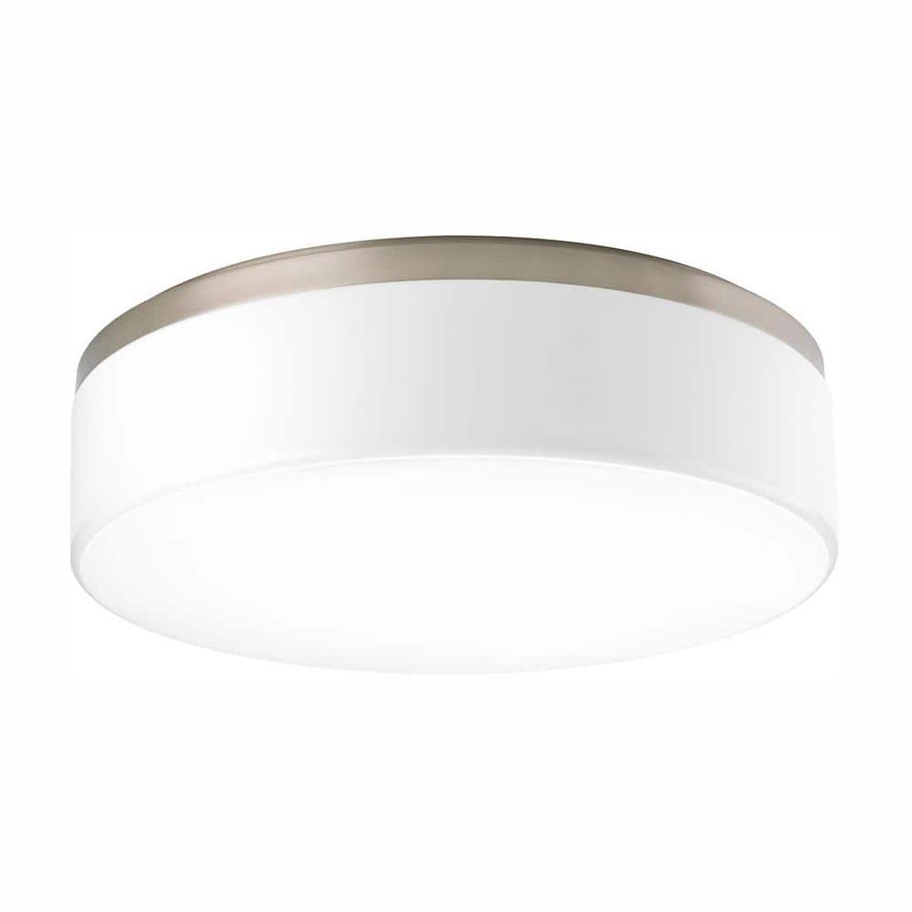 Progress Lighting Maier LED Collection 28.5-Watt Brushed Nickel Integrated LED Flush Mount