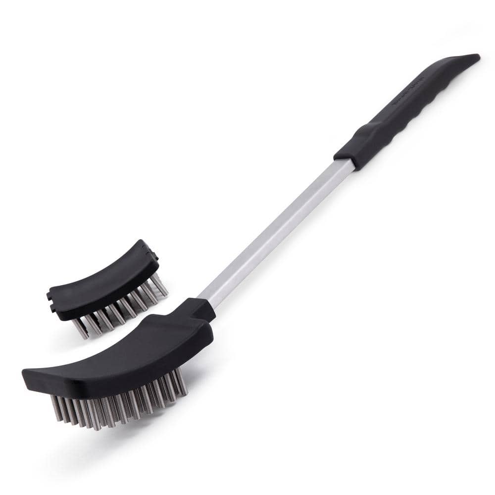 1pc 3 In 1 Grill Brush, For Outdoor Grill BBQ Brush, 18 Inch Grill