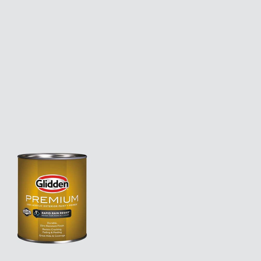 Glidden Premium 1 qt. #PPG1169-1 Windswept Beach Satin Exterior