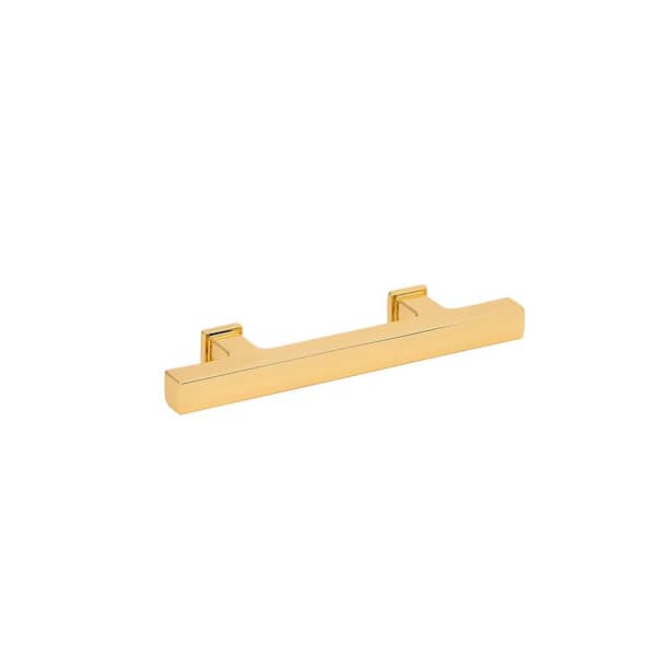 Sumner Street Home Hardware SoHo 3 in. (76 mm) Center-to-Center Classic Polished Gold Bar Drawer Pull