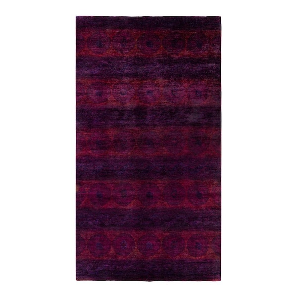 Vibrance One-of-a-Kind Handmade Purple 16 ft. 6 in. x 9 ft. 1 in. Indoor Area Rug