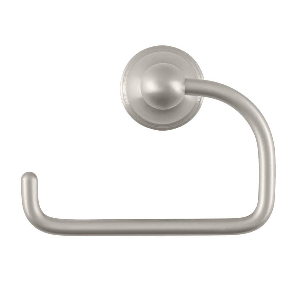 Glacier Bay Mandouri Single Post Toilet Paper Holder in Brushed Nickel