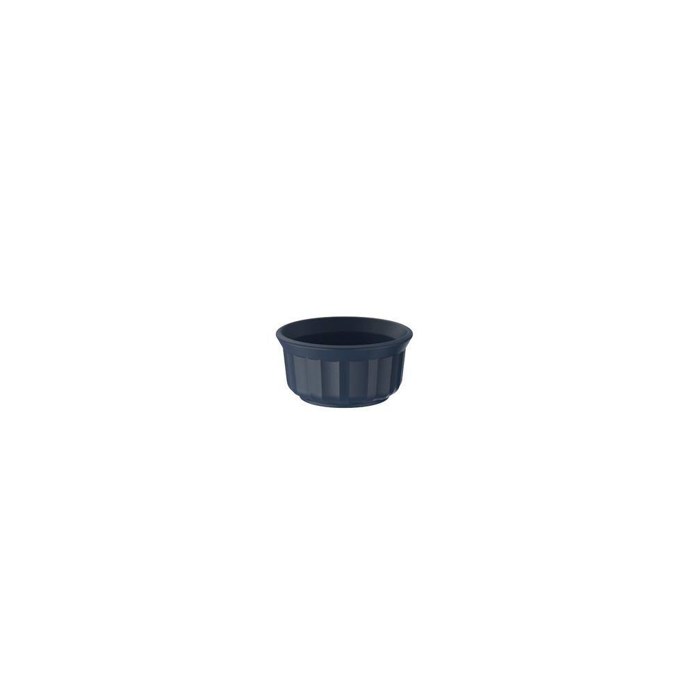 Navy 10-Piece Ridged Ceramic Oval Baker Dish Set