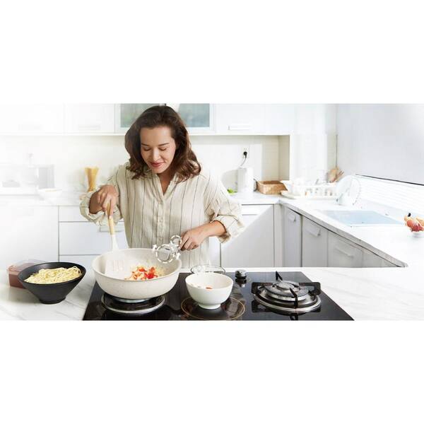 KITEXPERT Heavy-Duty Removable Handle – Universal Cookware Replacement With Comfortable Silicone Grip Compatible With All Cooktops Navy