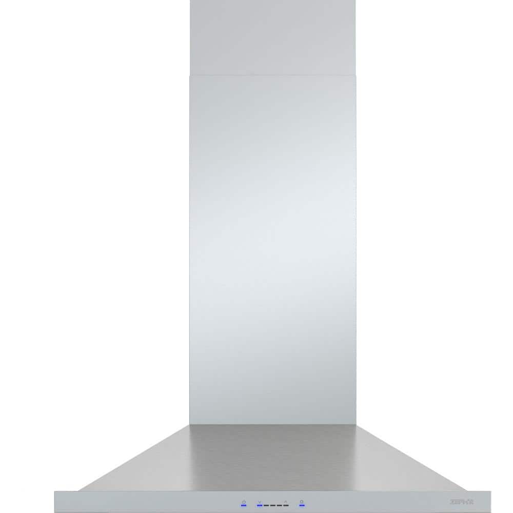 Anzio 24 in. 600 CFM Wall Mount Range Hood with LED Light in Stainless Steel