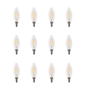 35-Watt Equivalent B10 Dimmable ENERGY STAR E12 Candelabra Base LED Light Bulb 5000K Daylight (12-Pack)
