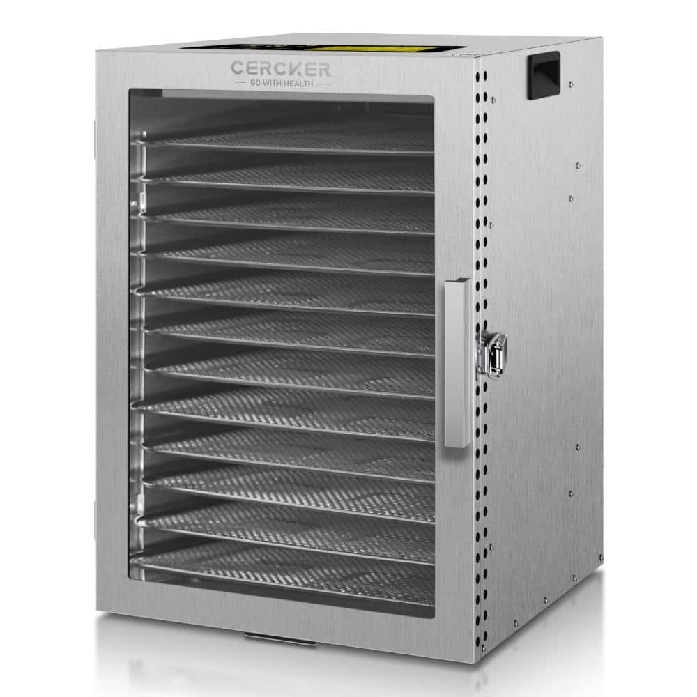 12-Trays Stainless Steel Food Dehydrator,800W Powerful Drying with 24H Timer,Temp Control price history on PriceWatchPro