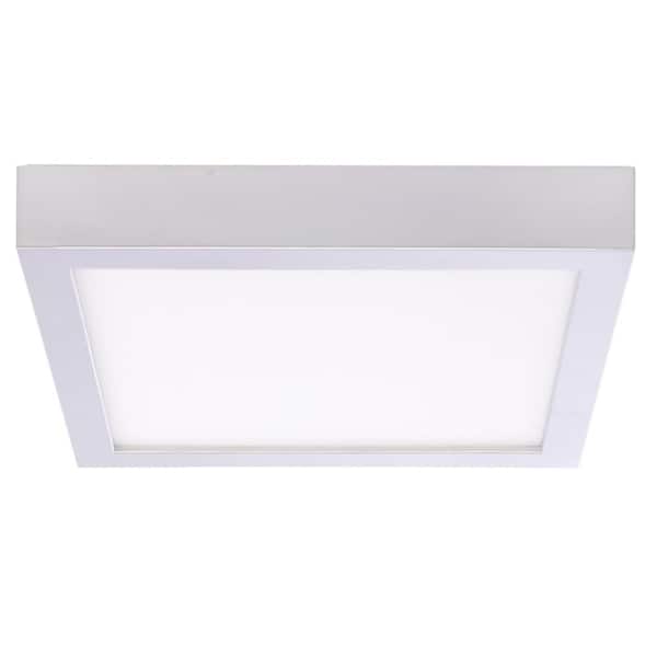 Bulbrite 5.5 in. 10-Watt Silver Ceiling Flush Mount Integrated LED
