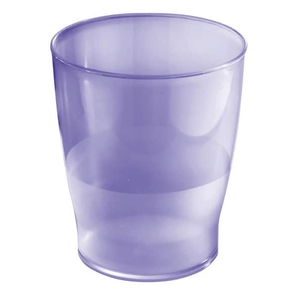 Unbranded 1.25 Gal. Violet Circular Plastic Uncovered Trash Can