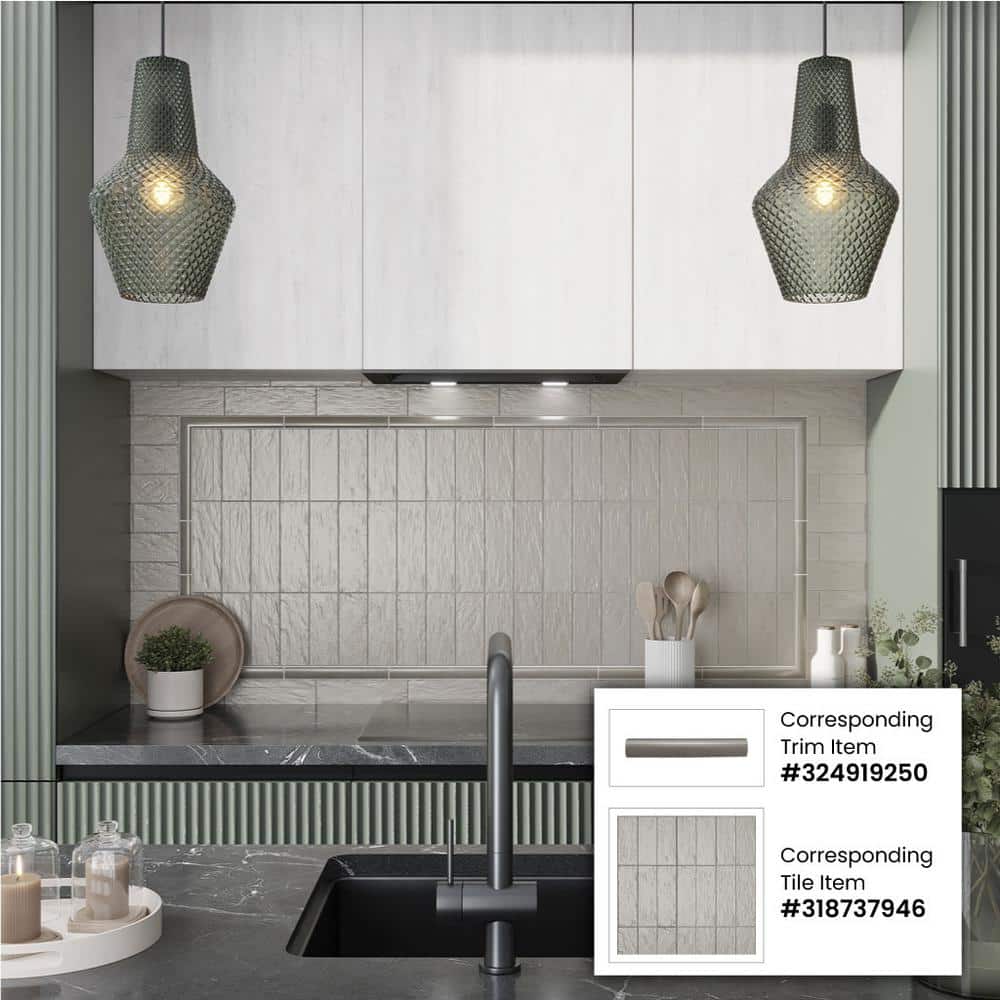 Apollo Green Ceramic Subway Mosaic Tile 2.5x8