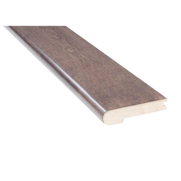 MONO SERRA Mistral Nickel Birch 3/4 in. Thick x 4 in. Wide x 78 in. Length Solid Hardwood Flush Mount Stair Nose Molding