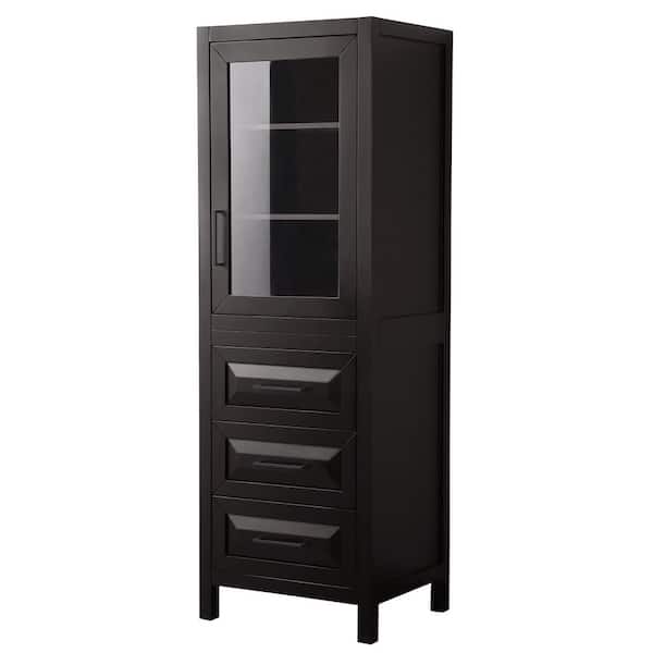 Wyndham Collection Daria 24 in. W x 20 in. D x 71.25 in. H Bathroom ...