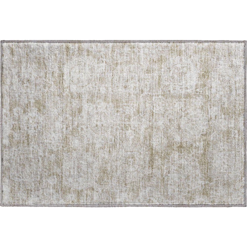 Mayfield Premium Machine Washable Indoor/Outdoor Geometric AMF634 Beige 1 ft. 8 in. x 2 ft. 6 in. Area Rug price history on PriceWatchPro