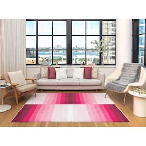Maisie Tickled Pink Area Rug - 2 X 8