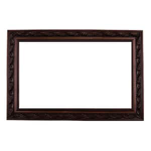 Le Flore 72 in. x 36 in. Mirror Frame Kit in Bronze Brown - Mirror Not Included