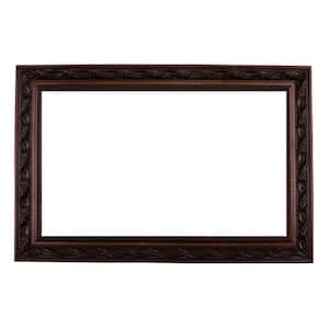 Le Flore 30 in. x 42 in. Mirror Frame Kit in Bronze Brown - Mirror not Included