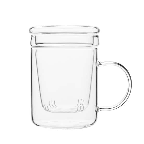Glass Infusing Mug with Glass Infuser-10 ounces — CaryTown Teas