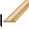 Alexandria Moulding LWM 49 - 9/16 in. x 144 in. Pine Crown Moulding ...