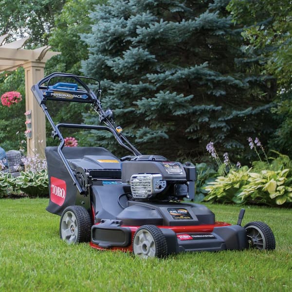 Toro TimeMaster 30 in. Briggs & Stratton Electric Start Walk-Behind Gas Self-Propelled  Mower with Spin-Stop 21200 - The Home Depot