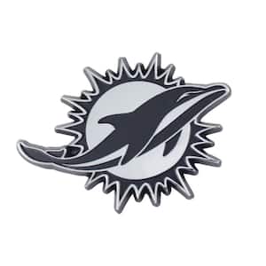NFL - Miami Dolphins Chromed Metal 3D Emblem