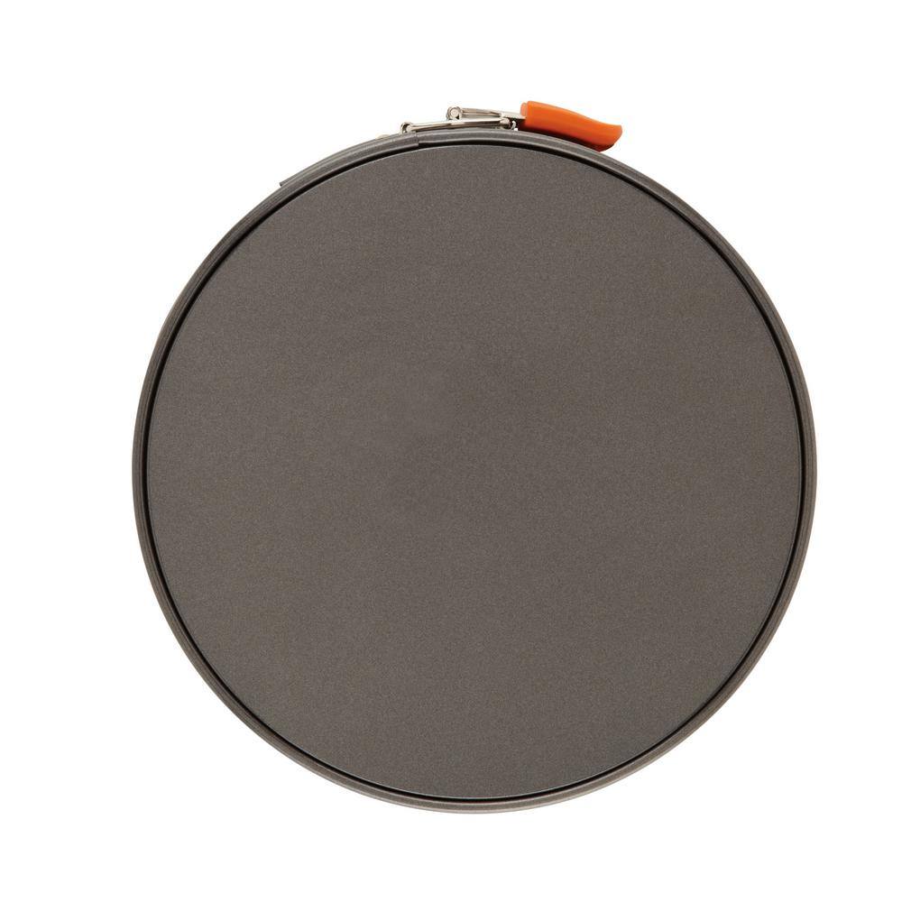 Gray Nonstick 9-Inch Springform Pan with Orange Grip