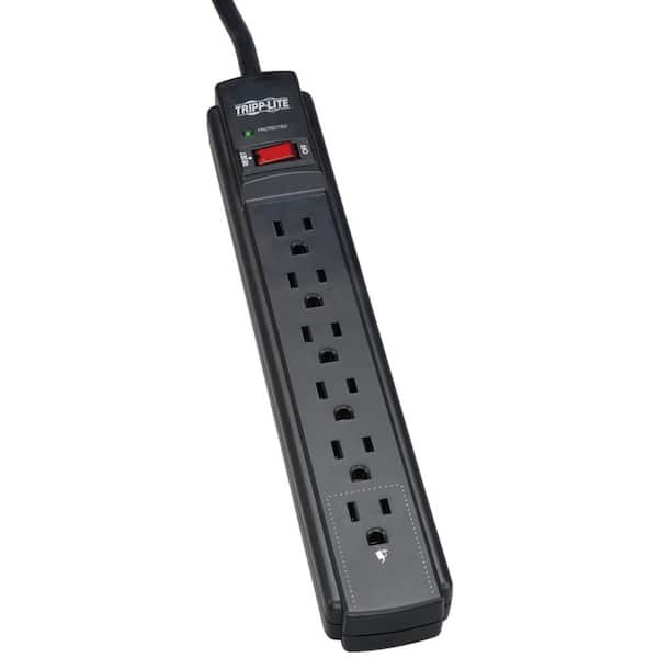 Tripp Lite Protect It 6 ft. Cord with 6-Outlet Strip Surge Protector