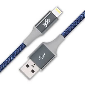 Habitat 8 ft. Braided USB-A to Lightning Cable