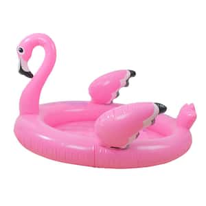 42.5 in. Inflatable Pink Flamingo Children's Swimming Pool