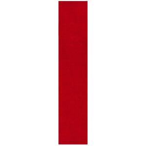 Lifesaver Waterproof Non-Slip Solid 4 X27 Indoor/Outdoor Runner Rug, 4 ft.x 27 ft., Red, Polyester Garage Flooring