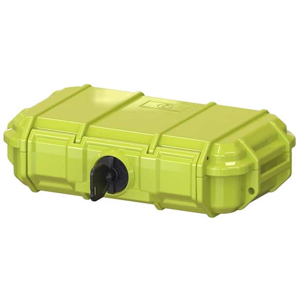 Seahorse 5.8 in. Watertight Tool Case in Yellow