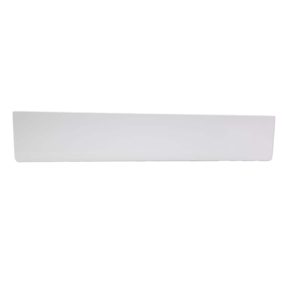 White Cultured Marble Bathroom Side Splash 21.5 Inches