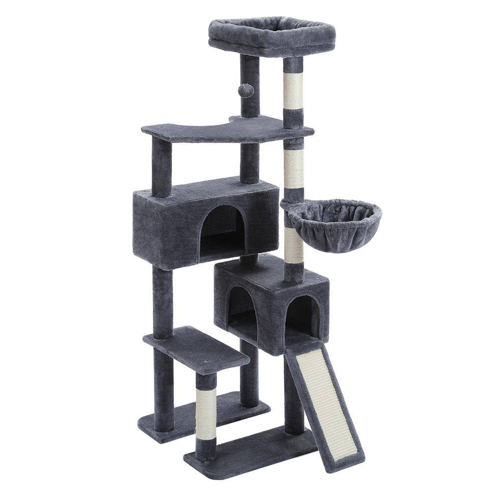 Scratching Posts and Trees, Cat Tree, Cat House in Smoke Gray price history on PriceWatchPro