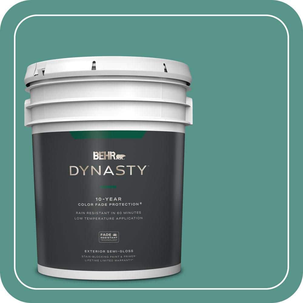 5 gal. #490D-6 Thermal Spring Semi-Gloss Exterior Stain-Blocking Paint & Primer price history on PriceWatchPro