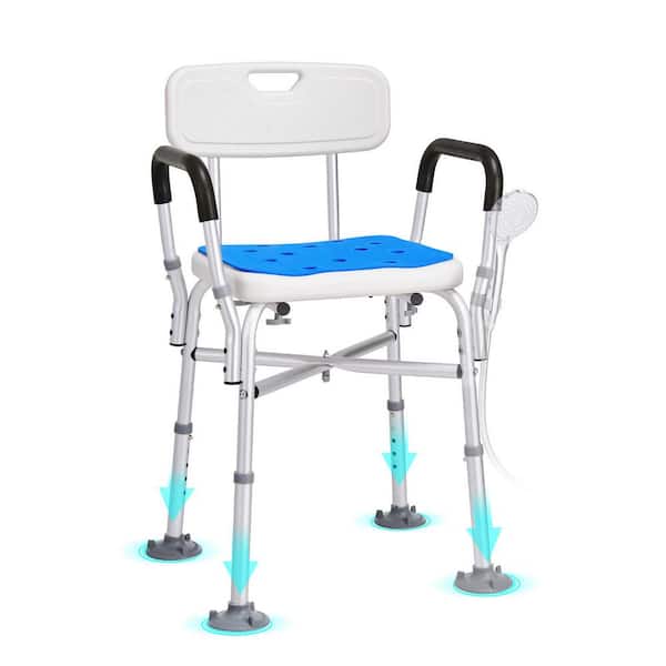 Shower Chair Seat with Padded,21.85in. 19.69in.   Free standing