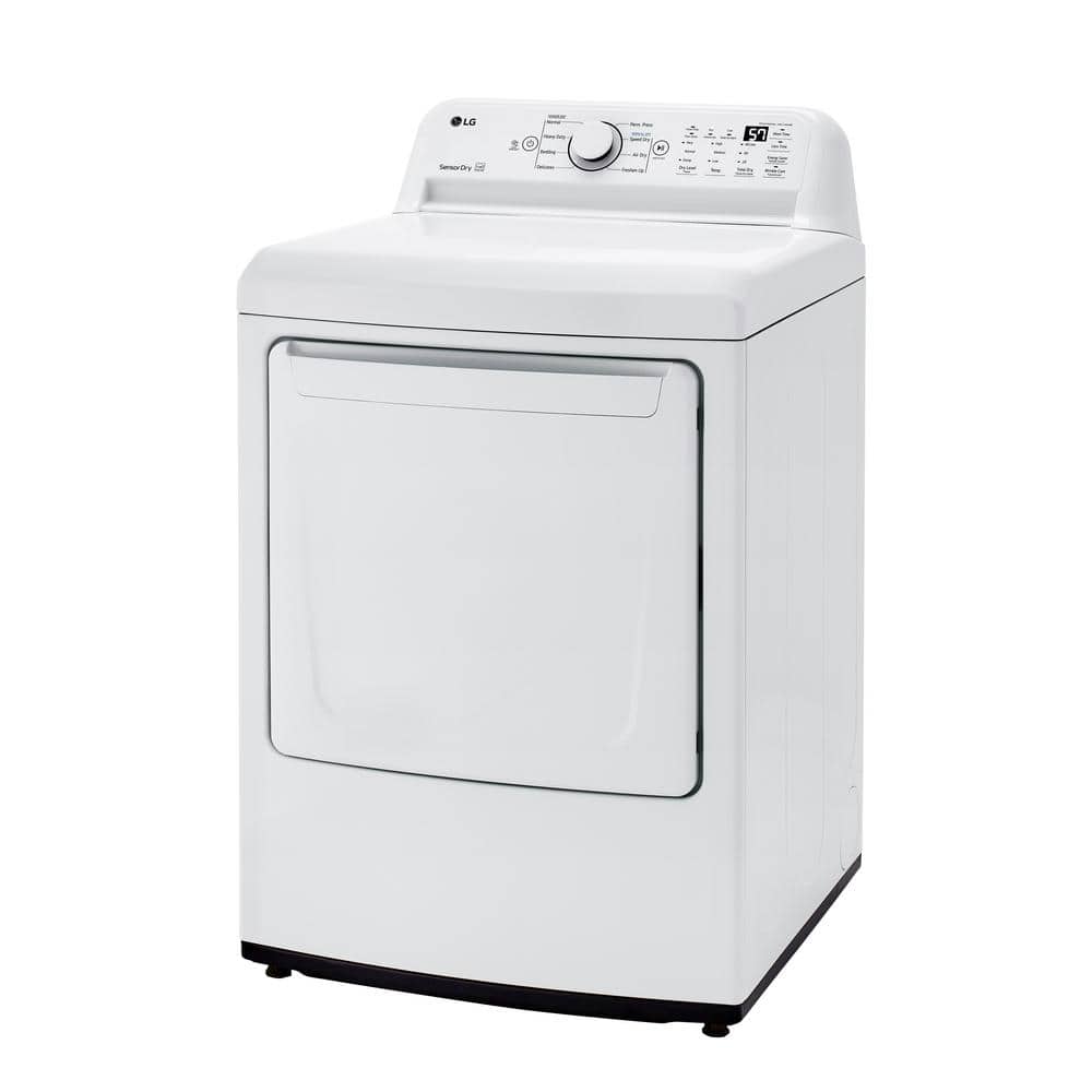 7.3 Cu. Ft. White Electric Dryer with Sensor Dry Technology