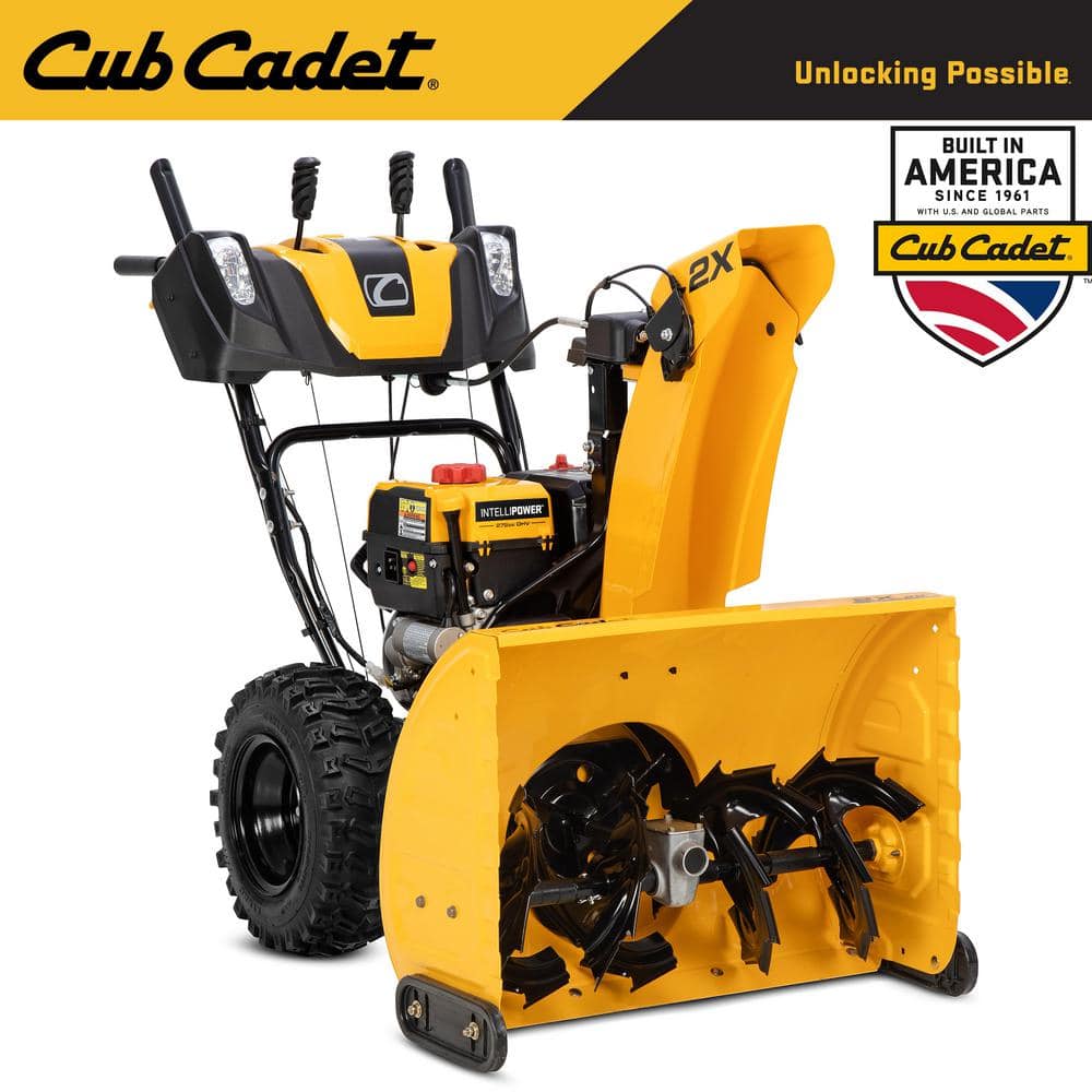 Snow Thrower 6.5 HP Yellow and Black