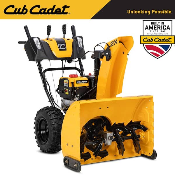 Cub Cadet 2X 28 in. 272cc IntelliPower Two-Stage Electric Start Gas Snow Blower with Power Steering and Steel Chute
