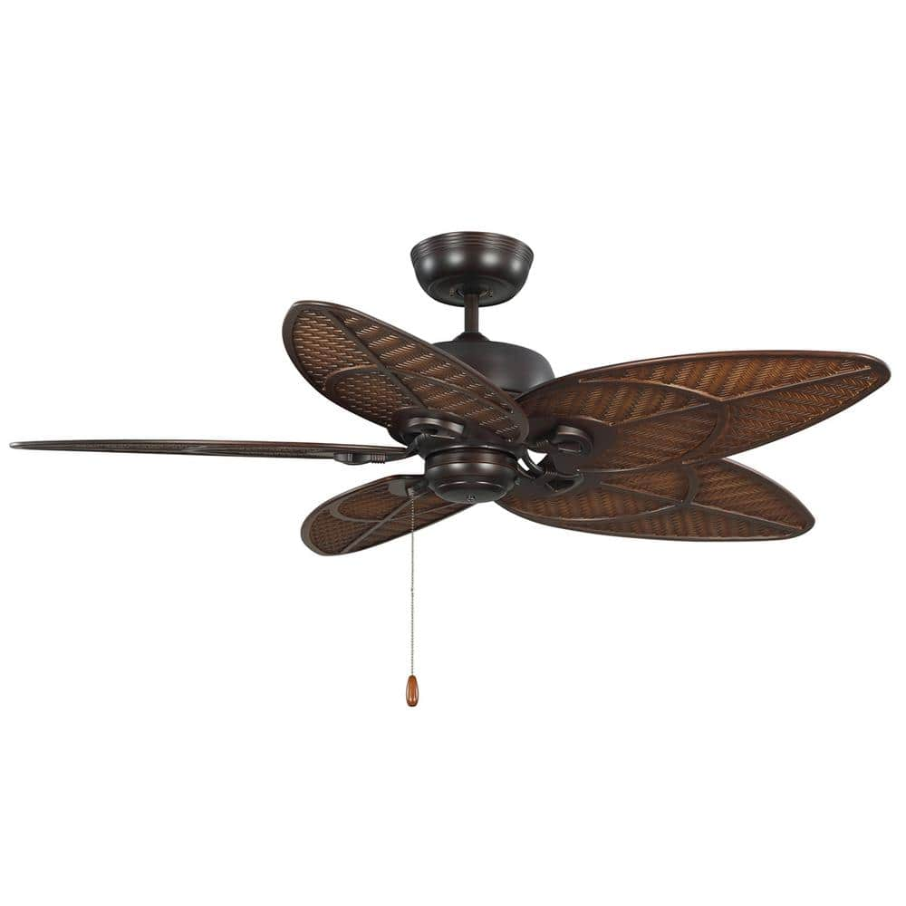 Kathy Ireland Batalie Breeze 52 in. Outdoor Oil Rubbed Bronze Ceiling Fan