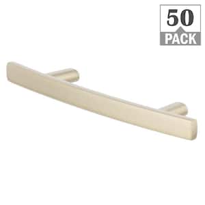 Contemporary Beam 3 in. (76 mm) Champagne Classic Cabinet Pull (50-Pack)