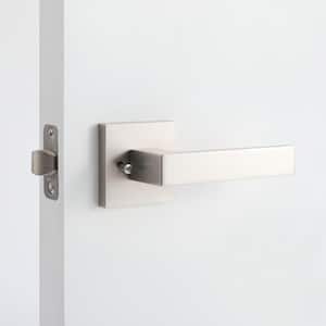Allen Satin Nickel Hall/Closet Modern Door Handle (Passage - Right Hand)