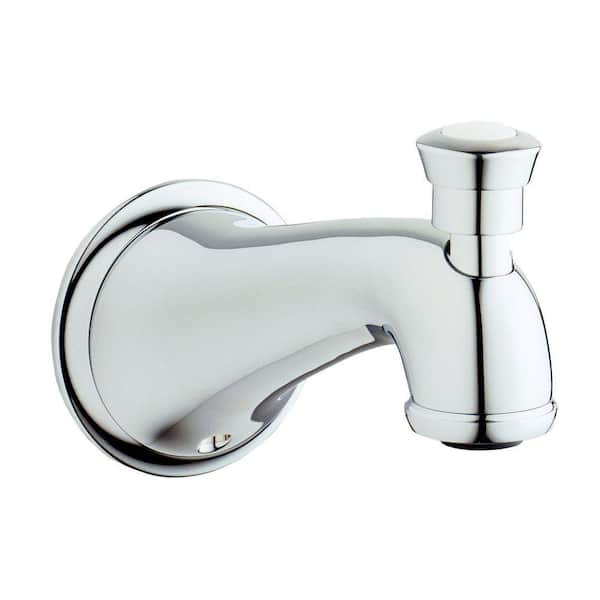GROHE Seabury Tub Spout with Diverter in StarLight Chrome