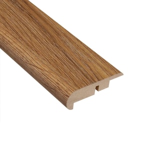 Palace Oak Light 7/16 in. Thick x 2-1/4 in. Wide x 94 in. Length Laminate Stairnose Molding